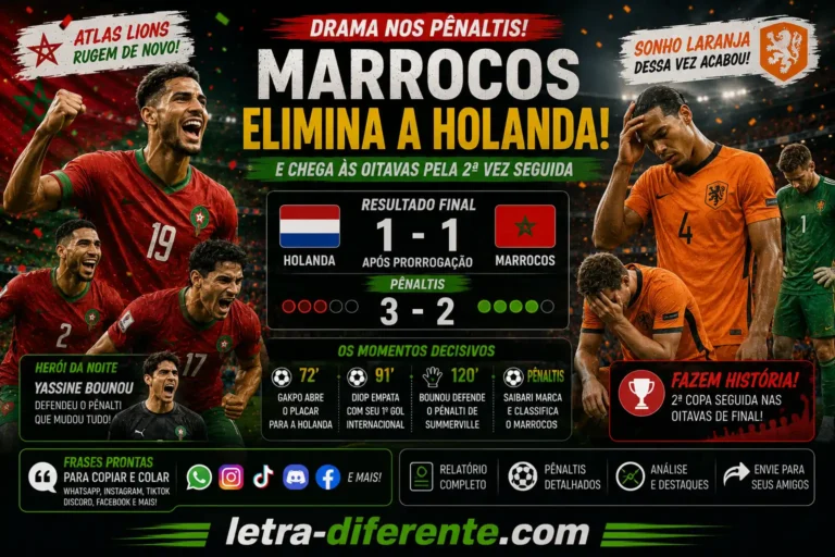 Holanda x marrocos copa 2026